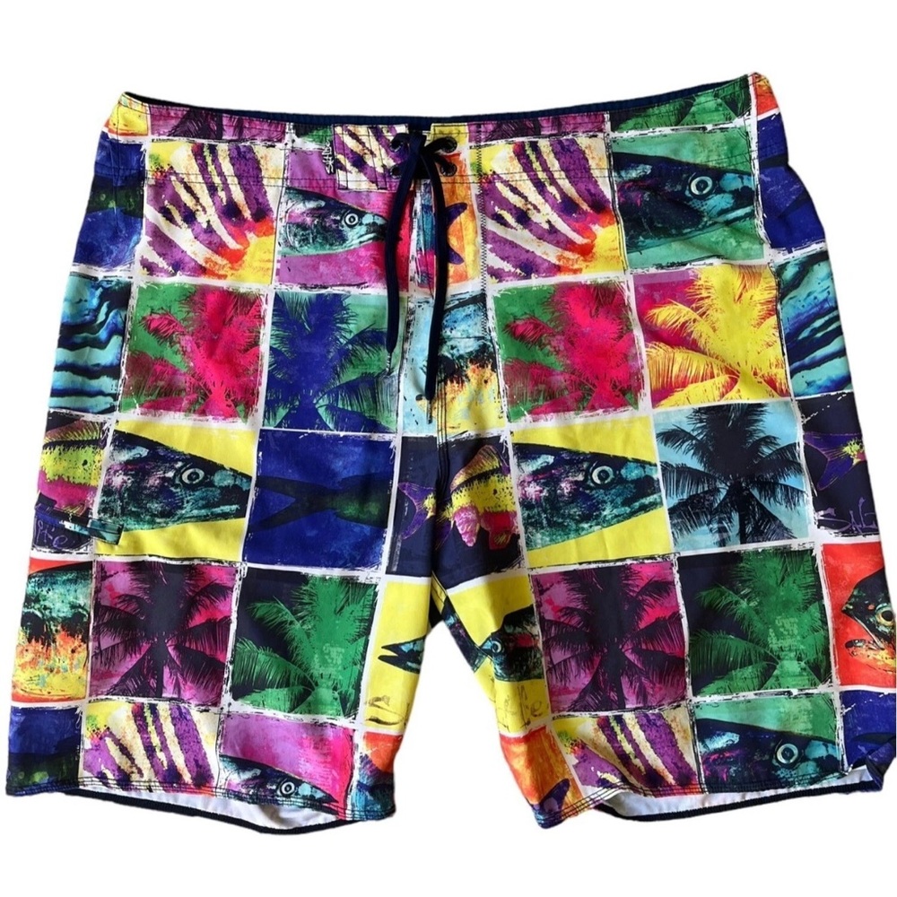 Salt Life Men’s size 40 Colorful Swim Shorts Trunks NWOT